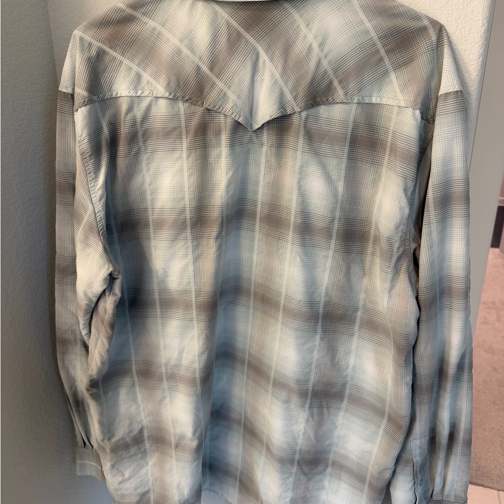 Howler Brothers Light Gray Plaid Shirt - Picture 3 of 4